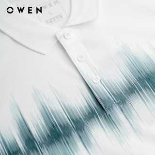 Owen - Áo polo Body Fit APV253663 màu Trắng chất liệu Café