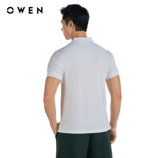 Owen - Áo polo Body Fit APV253663 màu Trắng chất liệu Café