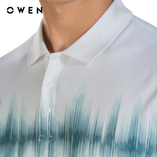 Owen - Áo polo Body Fit APV253663 màu Trắng chất liệu Café