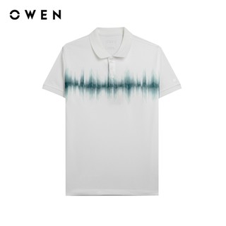 Owen - Áo polo Body Fit APV253663 màu Trắng chất liệu Café