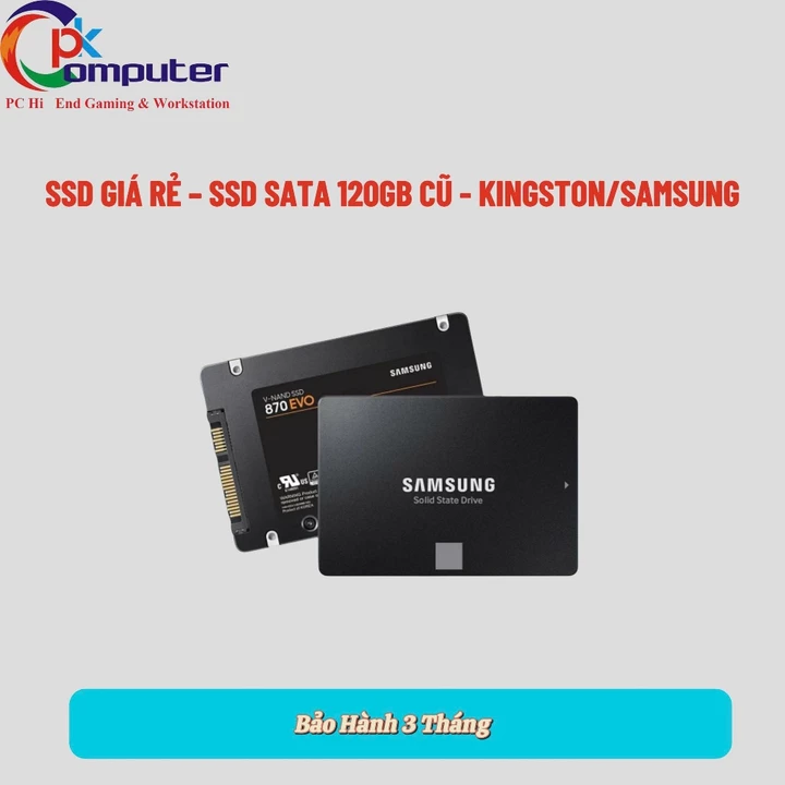 SSD 120GB / 240GB / 500GB SATA 2.5 inch – Hàng Tháo Máy Zin, SK GOOD – Ổ Cứng SSD Cho Laptop PC