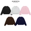 Áo Sweater Nỉ 2 Da VIBESTU " in LOGO nổi " Boxy Tay Dơi Unisex Nam Nữ