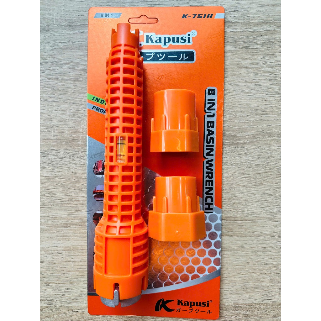 DỤNG CỤ THÁO ỐNG NƯỚC 8 TRONG 1 KAPUSI K7518 – NHANH GỌN, TIỆN LỢI, BỀN CHẮC