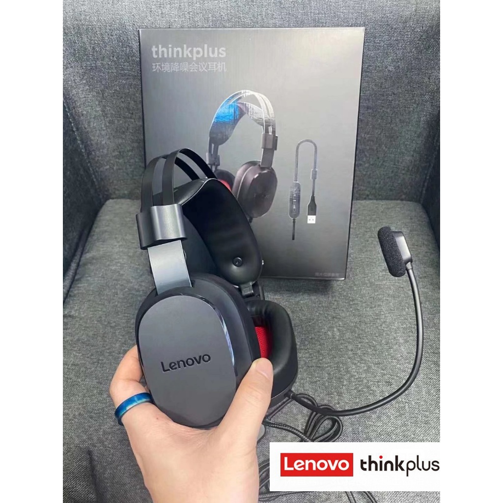 Tai nghe máy tính chính hãng Lenovo Thinkplus ENC100 mic kép chống ồn ...
