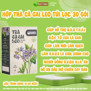 Trà cà gai leo DETONIC hỗ trợ thanh nhiệt cơ thể giải độc gan, xơ gan, người hay uống rượu bia quan tâm tới sức khoẻ