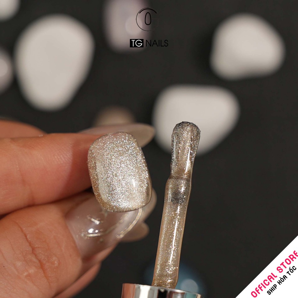 Sơn gel mắt mèo ánh sao chọn lẻ TG lấp lánh ánh kim