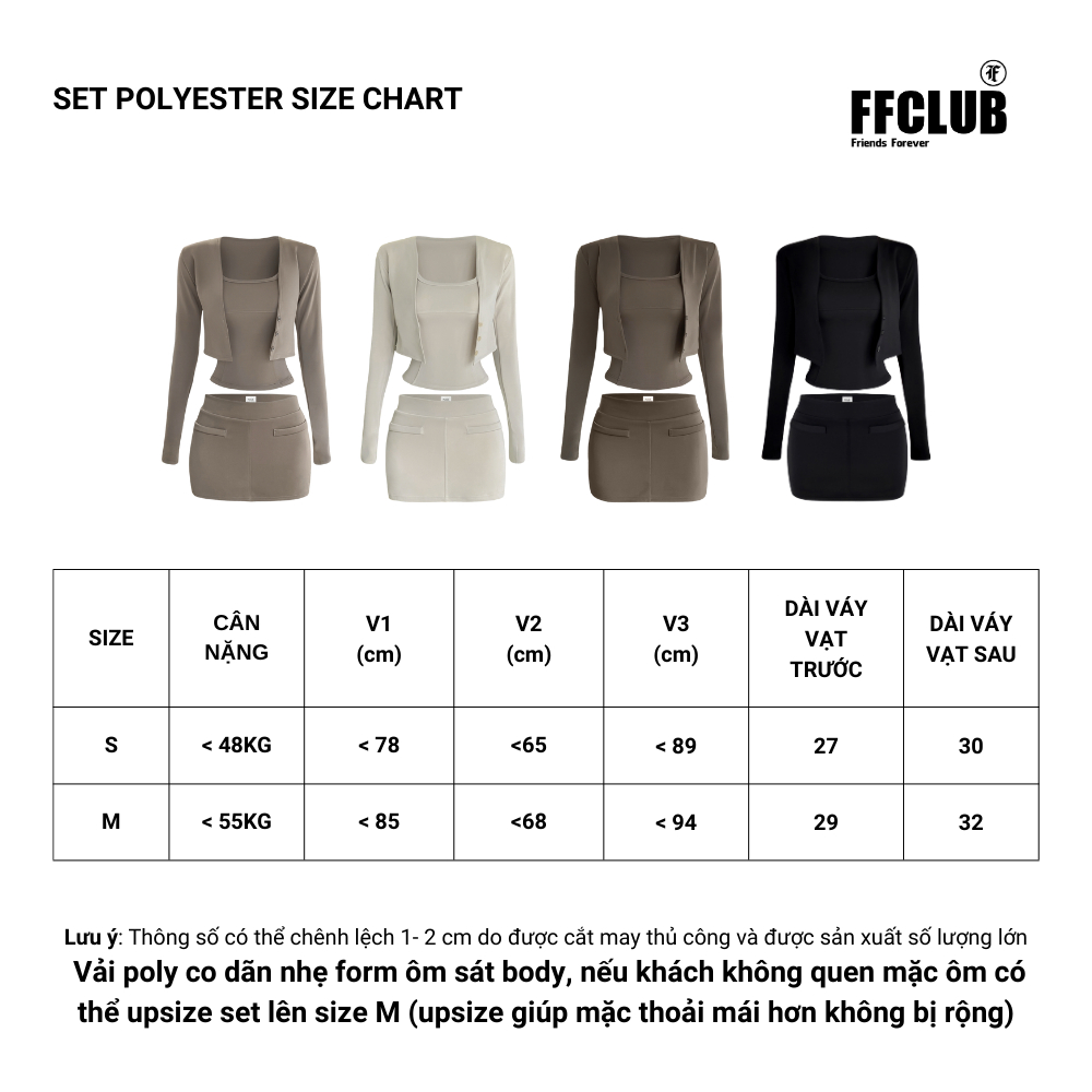 SET ÁO CARDIGAN THUN POLY VÀ TANKTOP 2 DÂY CỔ VUÔNG THUN POLY KAITY PHỐI GÂN FFCLUB MIX