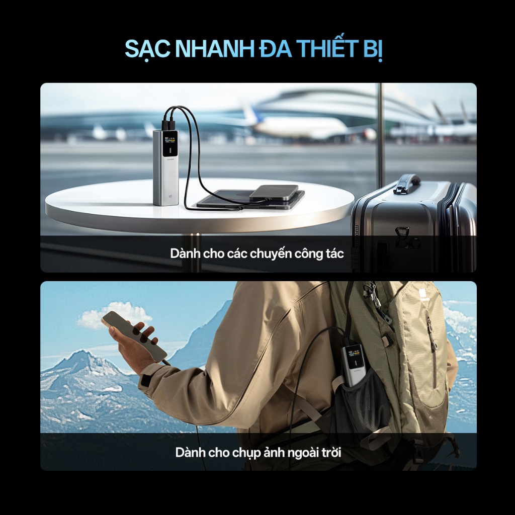 【Được chứng nhận CCC】CUKTECH Sạc Nhanh 150W 10000mAh – Hỗ Trợ Xiaomi 120W Samsung 45W iP 16/15/14 (10 Power Bank) | BigBuy360 - bigbuy360.vn