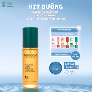 Xịt Dưỡng Sáng Cấp Ẩm Cho Mọi Loại Da DEULGGAE Hyaluronic Acid 5X - 50ml