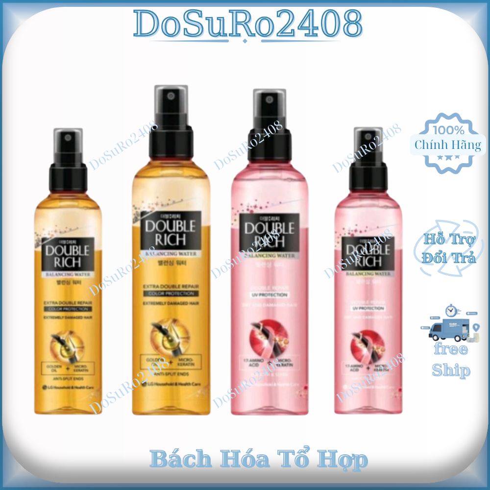 Nước Dưỡng Tóc Double Rich Chuyên Sâu Balancing Water Double Repair 120ml/250ml