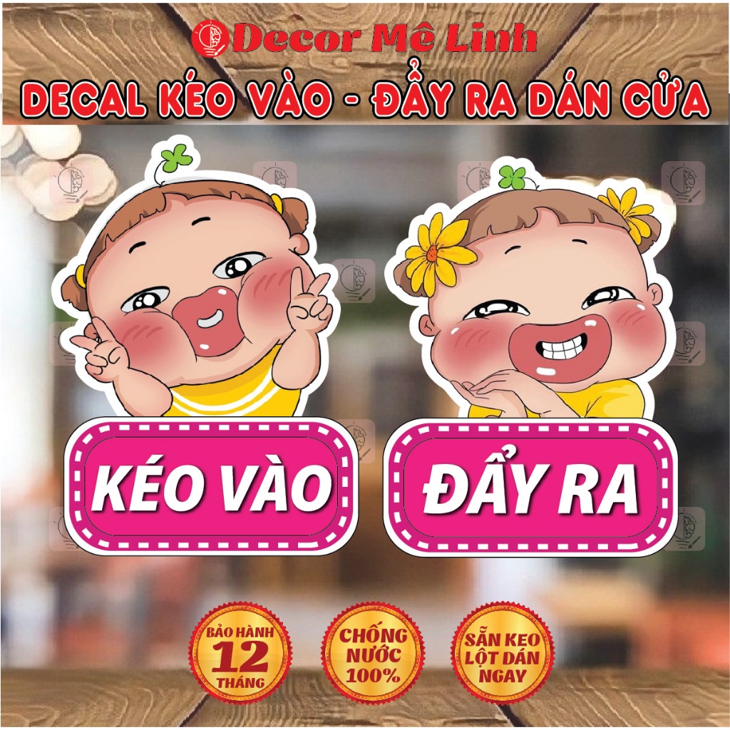 Top Decal Dán Kính Kéo Vào - Đẩy Ra Dán Cửa Kháng Nước, Bóc Ra Dán Liền !!!