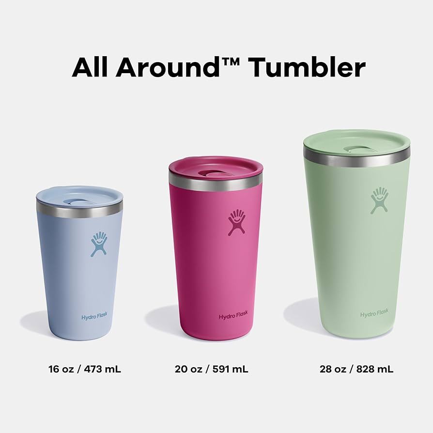 Ly giữ nhiệt Hydro Flask 473ml Around Tumbler Press-in Lid 16 oz chính hãng, giữ nhiệt tốt, an toàn