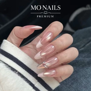 Nailbox Thiết Kế, Móng Úp, Móng Tay Giả Chụp Kỉ Yếu Thạch Hồng Fench Hồng Sữa Mắt Mèo Ánh Trăng P22
