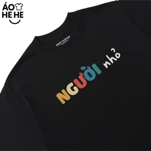 Áo Thun Hài Hước Người Nhỏ Câu Nói Text Vui Nhộn Form Rộng Cotton 250gsm In Theo Yêu Cầu