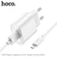 Bộ Sạc Nhanh HOCO C109A QC3.0 18W Chân Tròn Kèm Cáp Type-C - Sạc Nhanh Ổn Định, An Toàn Cho Điện Thoại Android
