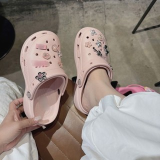 💜💜💜Dép- Sandal sục đúc cao 5 phân nhẹ êm chân đi chơi đi du lịch xinh ( tặng 1 bộ charm ngẫu nhiên)