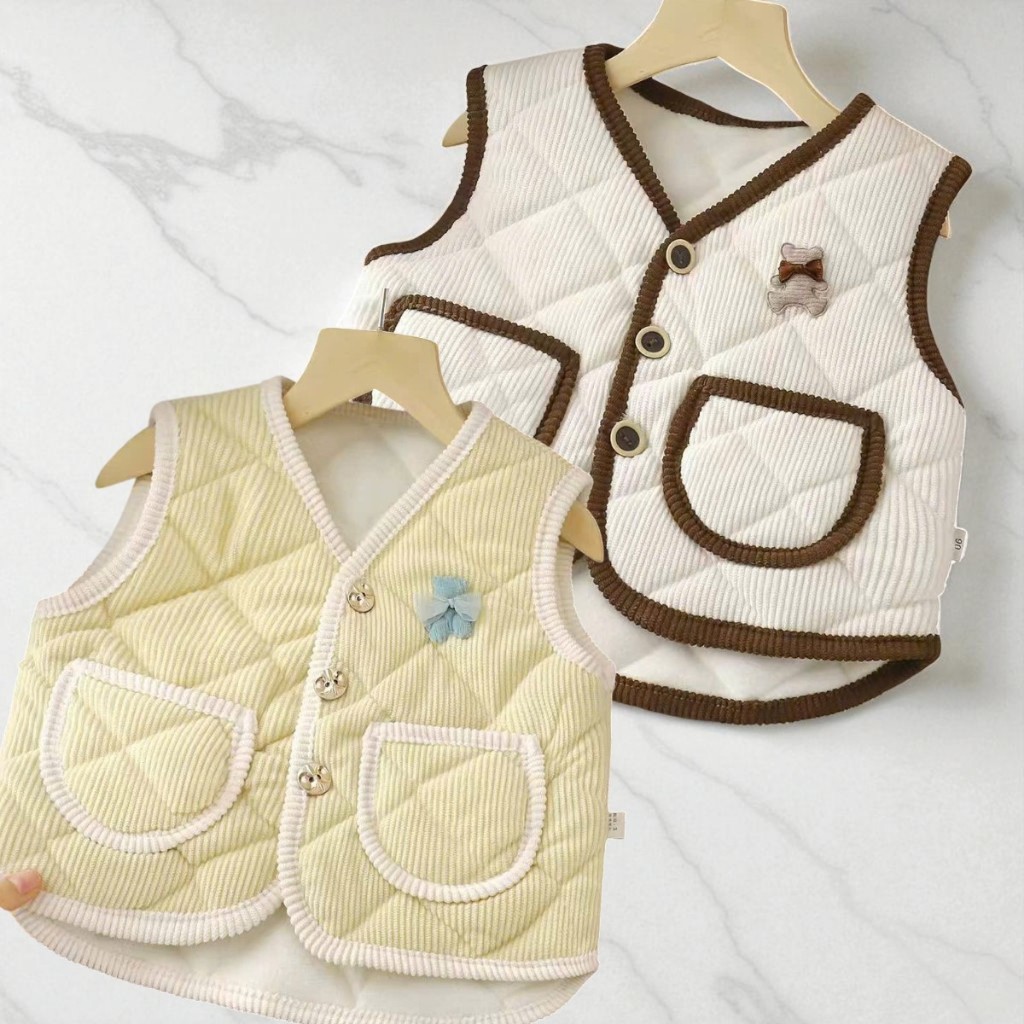 áo khoác , áo gile áo nỉ trần bông nhiều màu hàng QCCC, áo khoác bé trai bé gái 7-16kg