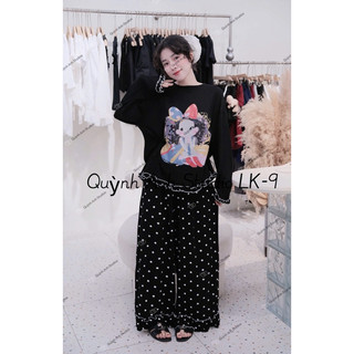 set bộ cô gái tóc xù