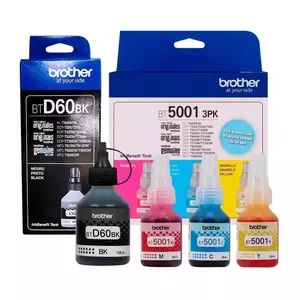 Mực Brother D60, BT5000 bộ 4 Màu brother (T420w, T426w, T510w, T520w) Chính Hãng