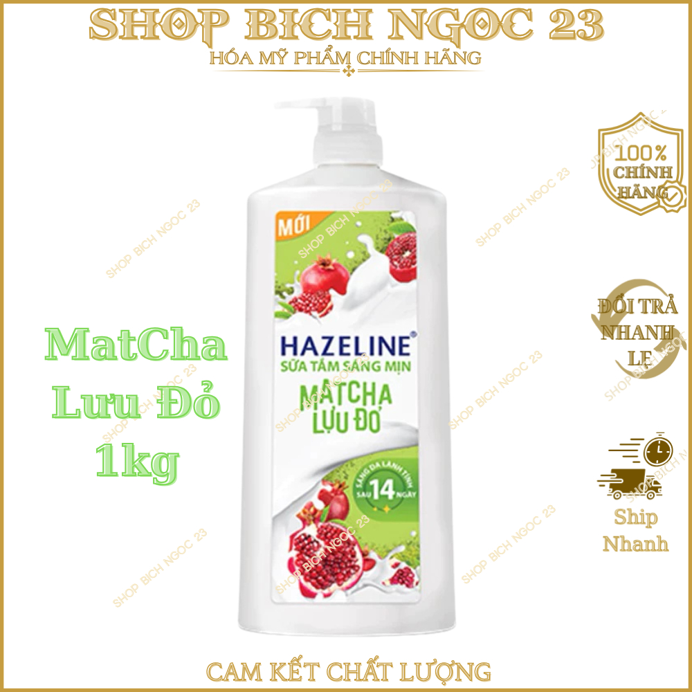 Sữa Tắm Hazeline Sữa Tắm Dưỡng Thể Thiên Nhiên Trắng Sáng Da Hazeline Chai 800g, 1kg