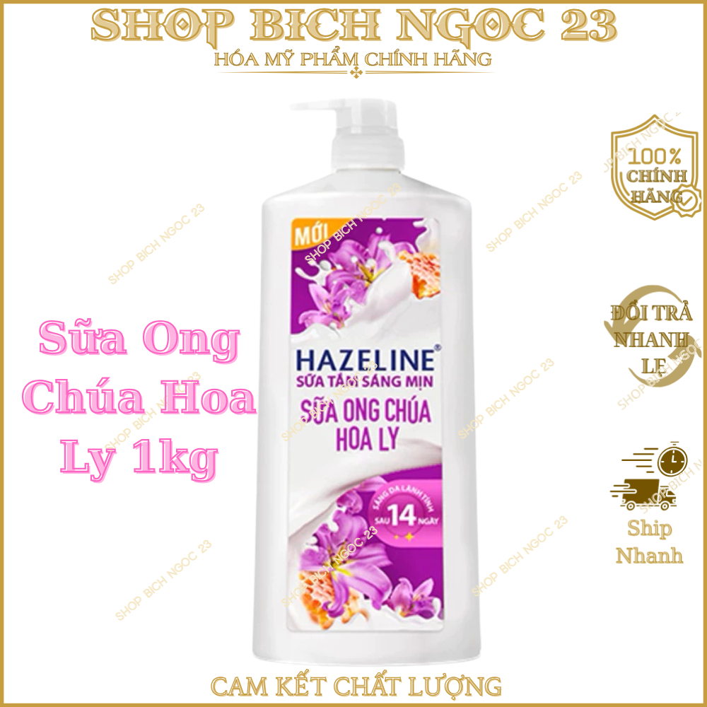 Sữa Tắm Hazeline Sữa Tắm Dưỡng Thể Thiên Nhiên Trắng Sáng Da Hazeline Chai 800g, 1kg