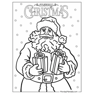 20 tranh tô màu Noel (Mực và giấy chính hãng - an toàn cho bé)