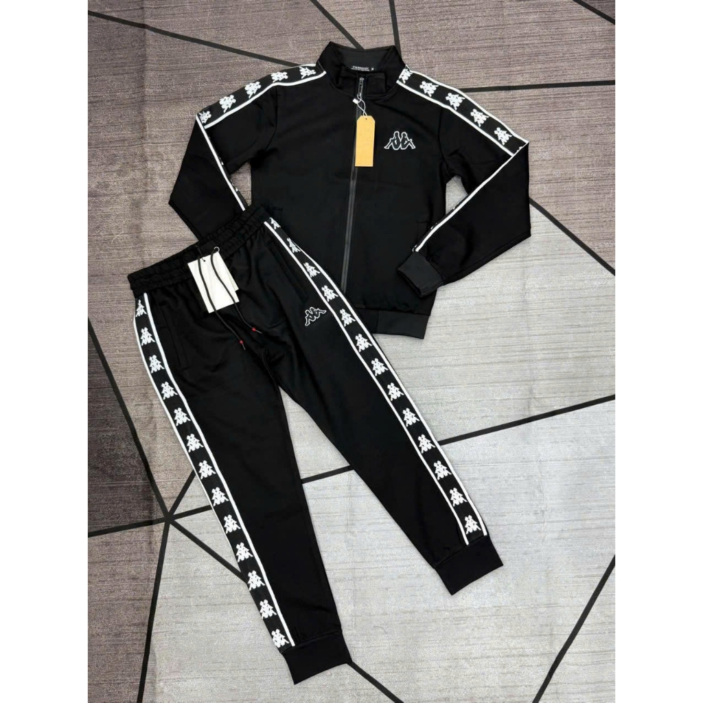 Bộ Quần Áo Jogger Cạp Baa Bo Thun Ôm Gọn Cao Cấp Dày Dăn Thời Trang Nam