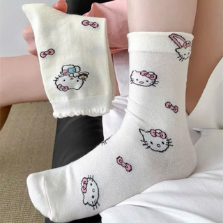 Sét 10 đôi tất mèo cổ cao, hoạ tiết dễ thương tất người lớn TVM025 🌸🌸🌸