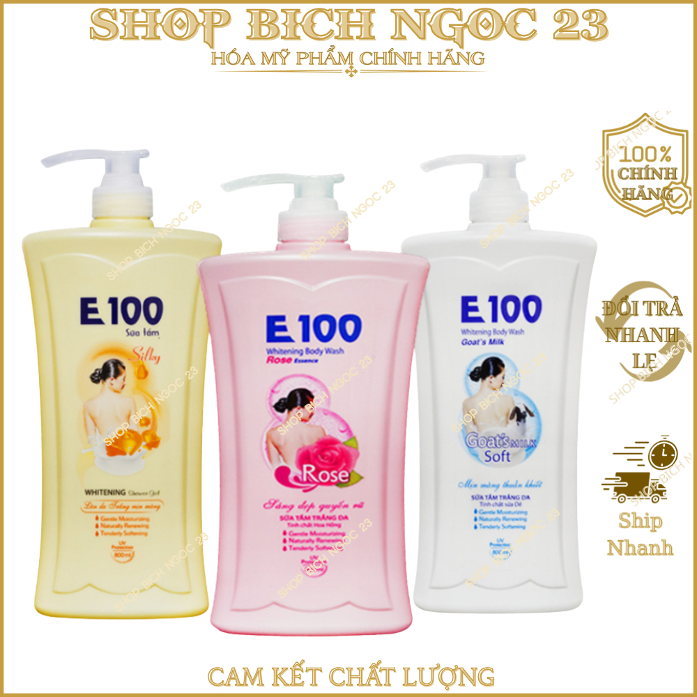 Sữa tắm E100 1.2L - Cho Làn Da Mịn Màng Tươi Sáng