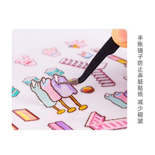 nhíp gắp sticker đầu cong loại mỏng QNshop Handmade