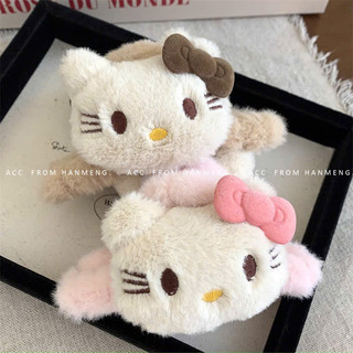 kẹp nhung lông mèo kitty đeo nơ dễ thương
