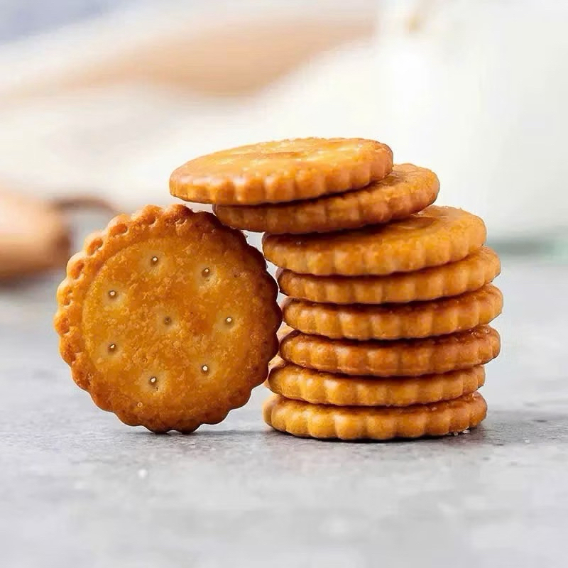 Hộp 350gr Bánh Quy Mặn Miniu Boss Nội Địa Trung – Siêu Giòn 2 Vị Bơ Sữa & Muối Biển