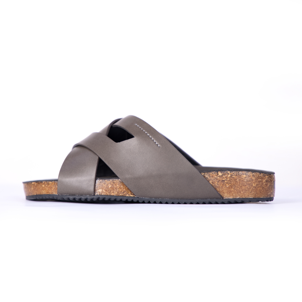 Dép nam trẻ cao cấp MASCULINE MCT519 - Dép da quai đan chéo lịch lãm , sang trọng, tinh tế