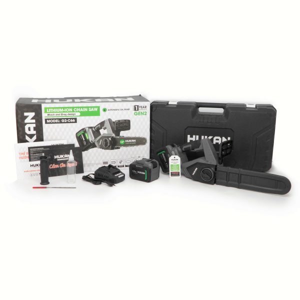 Máy Cưa Xích Pin 12inch HUKAN G2-C66 Gen2 |Lam Xích Lớn,Công Suất 850W, điện áp 21V, Động Cơ Không chổi than[CHÍNH HÃNG]