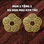Xu Hoa Mai Kim Tài Phong Thuỷ Đã Khai Quang 5 Cánh Trường - Mệnh - Thủ - Phú - Quý Decor Trang Trí