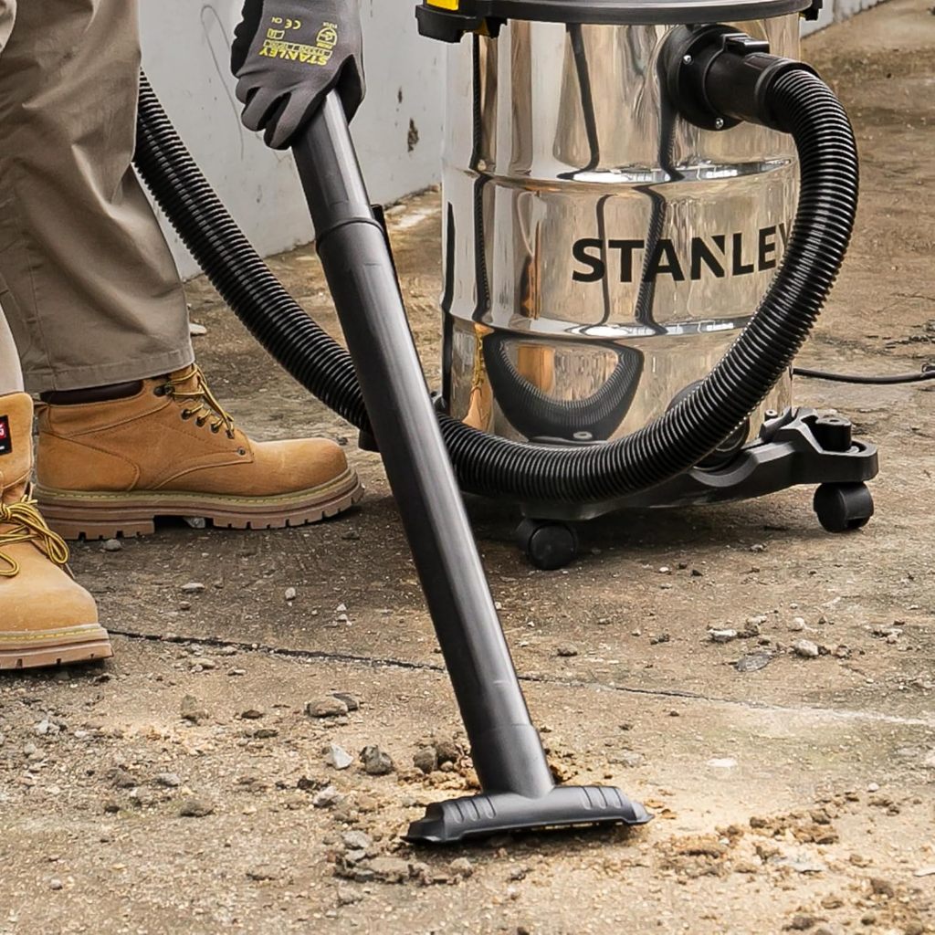 Máy hút bụi công nghiệp khô/ ướt /thổi Stanley SL19417-8AB- thùng Inox 30l - BH12 tháng