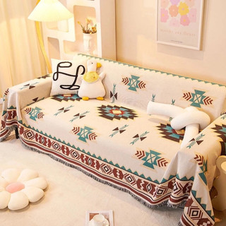 Khăn thảm phủ sofa dùng trang trí và chống bụi bẩn, thiết kế sang trọng cho phòng khách