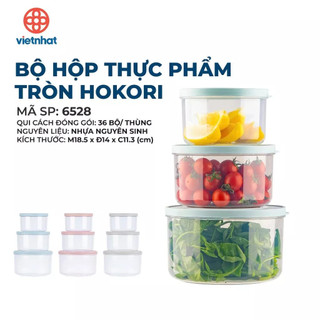 Bộ hộp nhựa Việt nhật đựng, bảo quản thực phẩm đa dạng kích thước đa năng tiện lợi