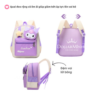 Balo Mẫu Giáo Thêu Tên Cho Bé, Đựng Quần Áo Đồ Dùng, Họa Tiết Hoạt Hình Dễ Thương, Cá Nhân Hóa