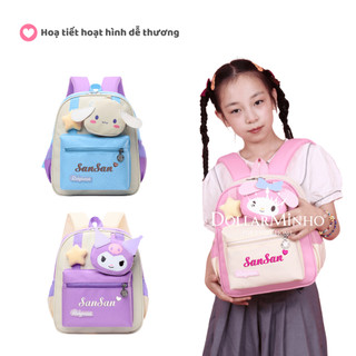 Balo Mẫu Giáo Thêu Tên Cho Bé, Đựng Quần Áo Đồ Dùng, Họa Tiết Hoạt Hình Dễ Thương, Cá Nhân Hóa