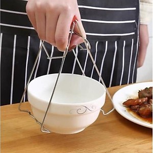Kẹp gắp bát, đĩa, xoong, nồi, vỉ hấp chống nóng inox