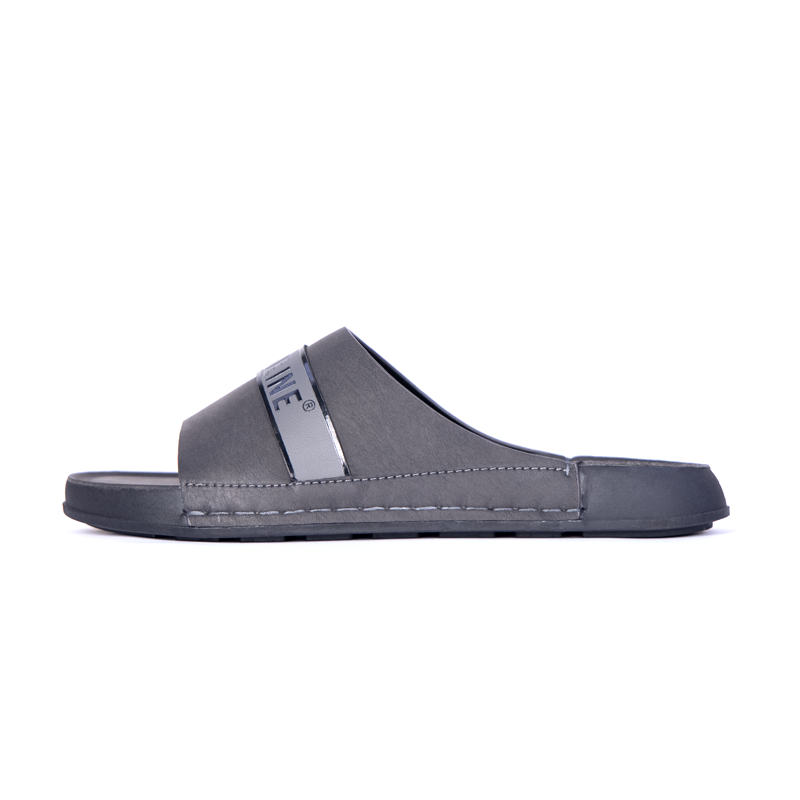 Dép nam trẻ MASCULINE MCT515 - Dép da nam bản quai ngang cao cấp, quai khâu liền đế chắc chắn