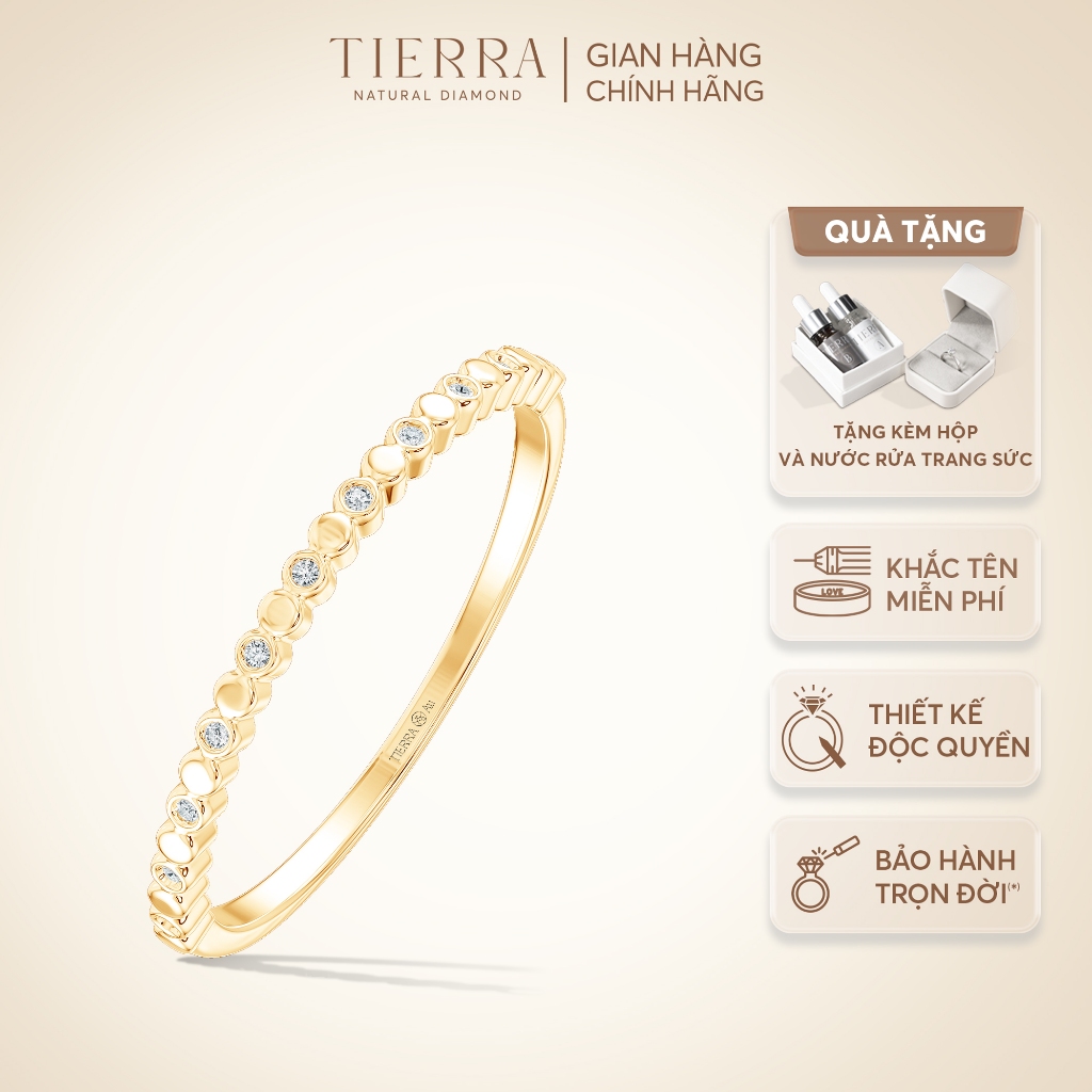 [CHAT TRƯỚC KHI ĐẶT] Nhẫn Thời Trang Nữ Tierra FNN5114 Vàng 10K, Thiết Kế Đơn Giản, Nhẹ Nhàng, Phụ Kiện Trang Sức