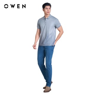 Owen - Áo polo Body Fit APV253662 màu Xám chất liệu Café