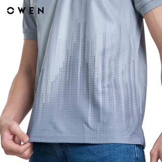 Owen - Áo polo Body Fit APV253662 màu Xám chất liệu Café