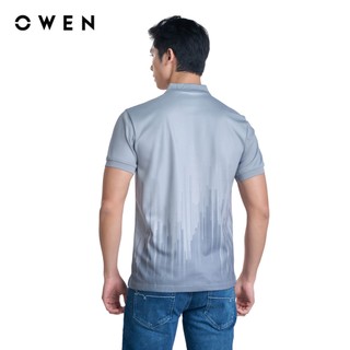 Owen - Áo polo Body Fit APV253662 màu Xám chất liệu Café