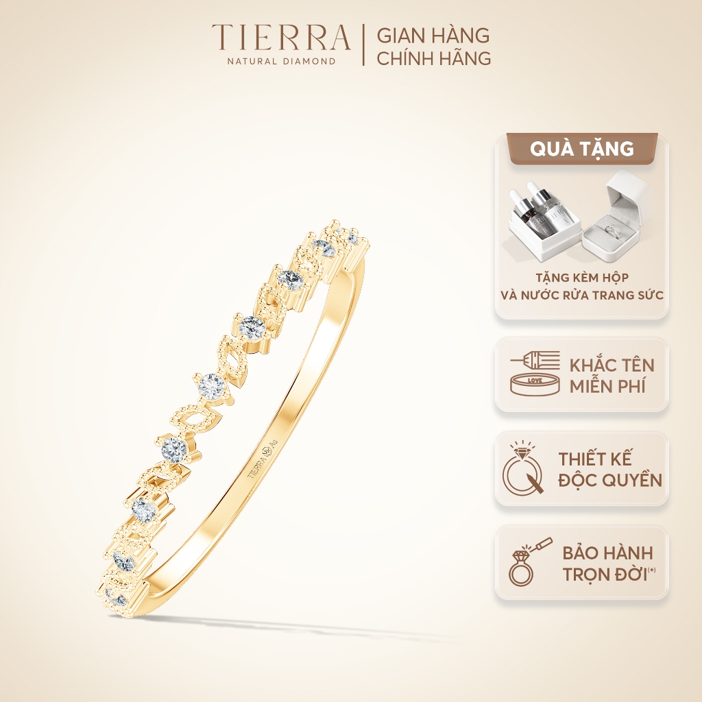 [CHAT TRƯỚC KHI ĐẶT] Nhẫn Thời Trang Nữ Tierra FNN5116 Vàng 10K, Thiết Kế Xinh Xắn, Nữ Tính, Phụ Kiện Trang Sức