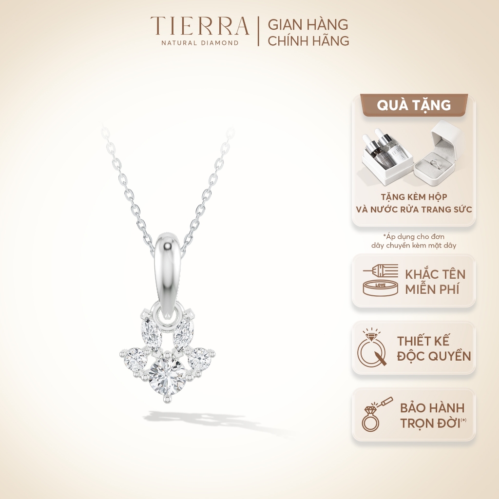 [CHAT TRƯỚC KHI ĐẶT] Mặt Dây Chuyền Tierra FMD0002 Vàng 10K Đính Đá CZ, Thiết Kế Chú Thỏ Xinh Xắn, Qùa Tặng Người Yêu