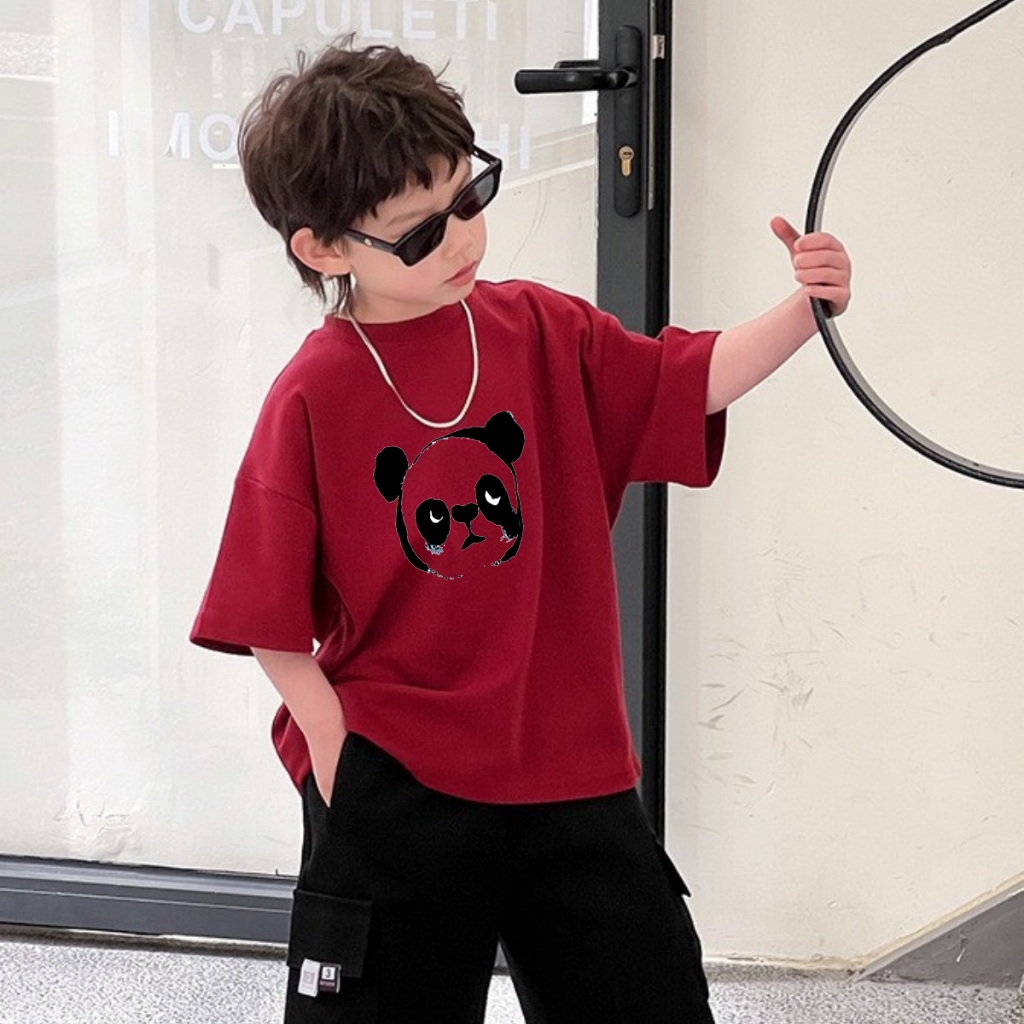 Áo Thun Ngắn Tay Mùa Hè Cho Bé Trai, Bé Gái In Hình Năng Động, Cổ Tròn | JJ Kids Fashion