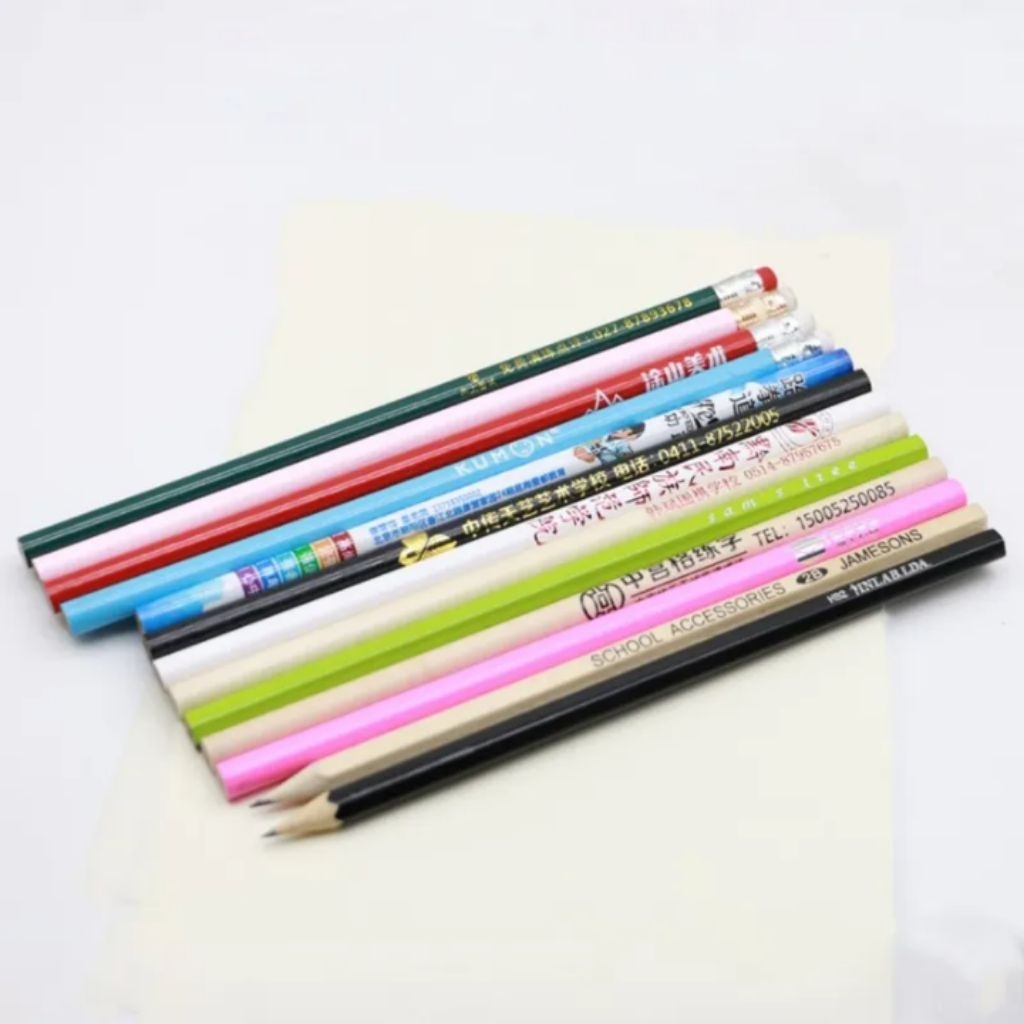 1 cây bút chì gỗ thân trơn, họa tiết HB/2B/3B/4B/5B - mua hàng không giới hạn (giao ngẫu nhiên)